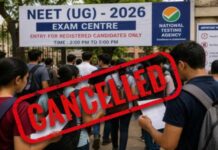 NEET UG 2026 परीक्षा रद्द, अब दोबारा होगा एग्जाम