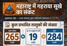 महाराष्ट्र में गहराया सूखे का संकट: 265 के साथ अब 19 और तालुकों में होगा फसलों का सर्वे
